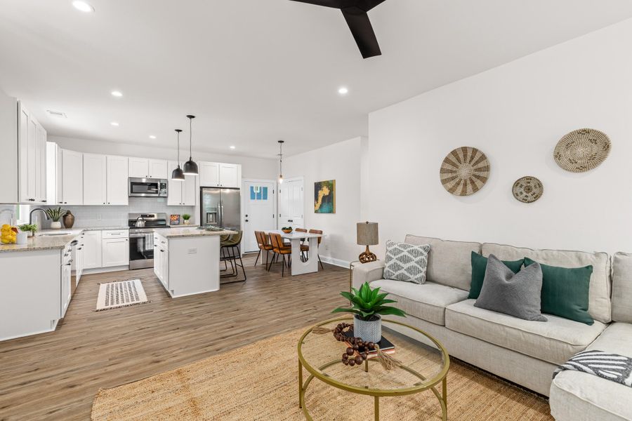 Furnished interior view inside a new home in , North Charleston (Image 7).