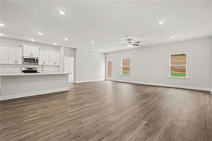 Spacious, unfurnished interior of a new home in Eagle Heights, Maysville (Image 15). Spacious, unfurnished interior of a new home in Eagle Heights, Maysville (Image 15).