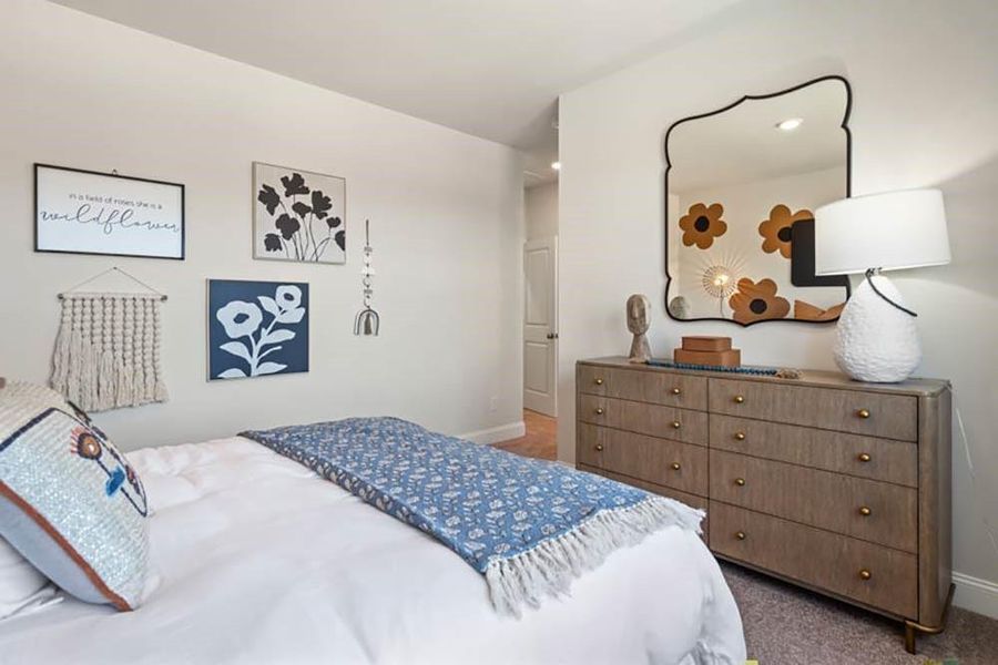 Furnished interior view inside a new home in Bailey Fence, Dacula (Image 42).