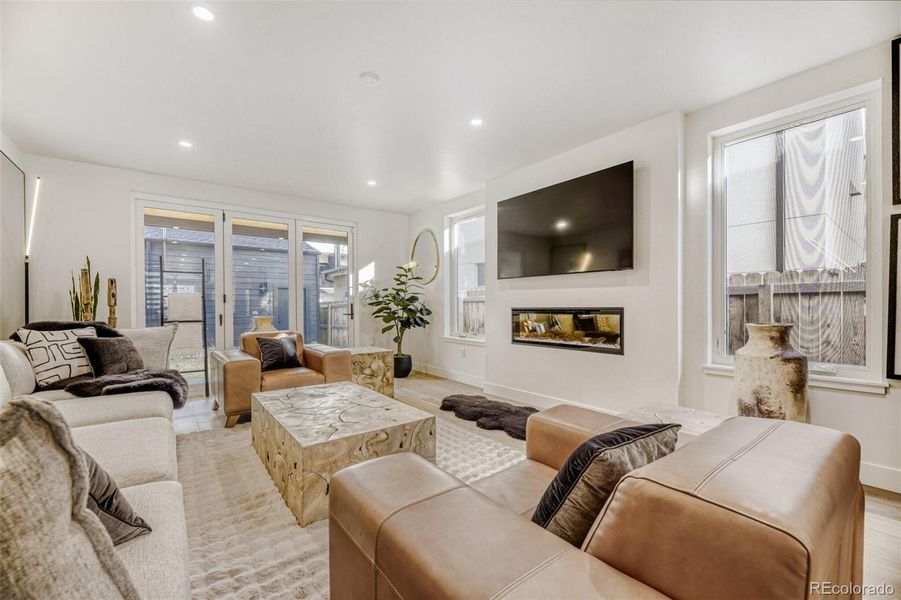 Furnished interior view inside a new home in , Denver (Image 23).