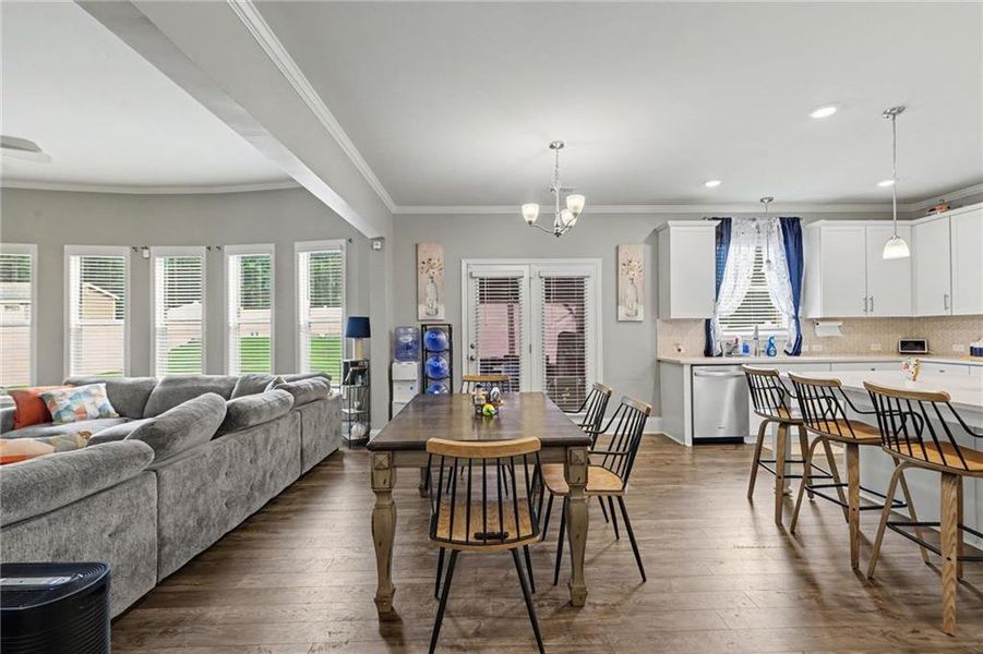 Furnished interior view inside a new home in , Douglasville (Image 12).