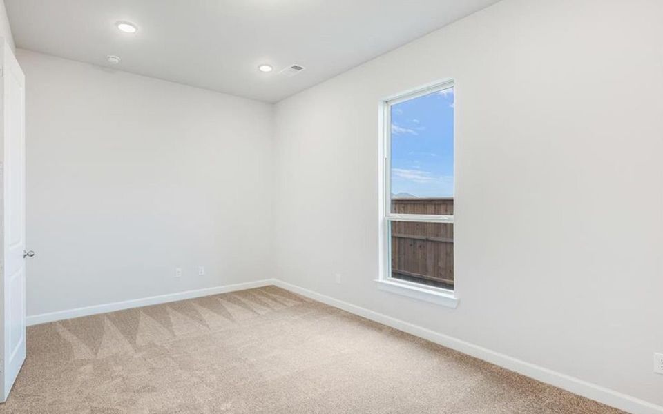Representative unfurnished interior of a home built from the Santa Barbara by CastleRock Communities in Solterra, Mesquite (Image 28).