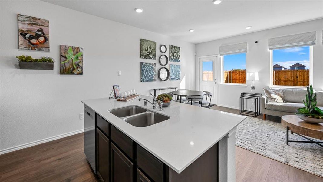 Furnished interior view inside a new home in Arbor Trails North, Princeton (Image 13).