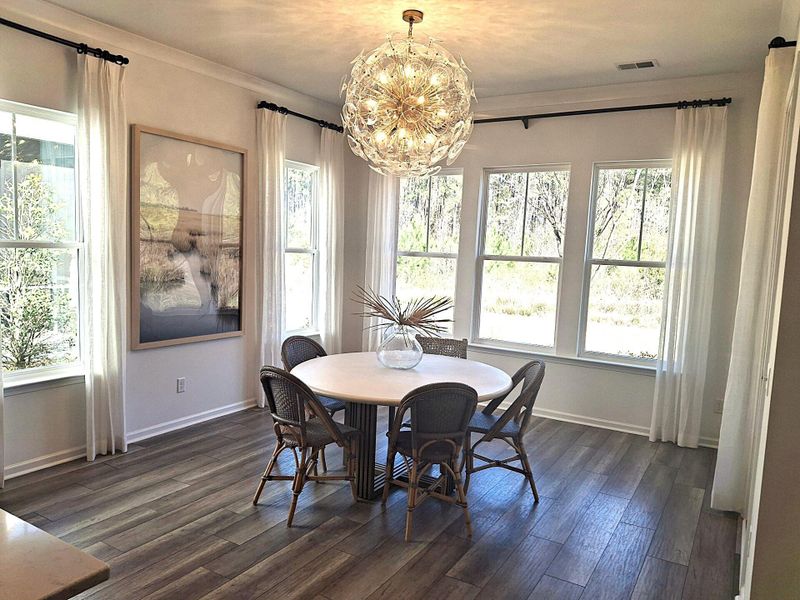 Furnished interior view inside a new home in , Summerville (Image 7).