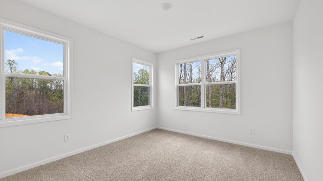 Representative unfurnished interior of a home built from the Bennett by D.R. Horton in The Manors at Winston Pointe, Clayton (Image 23).