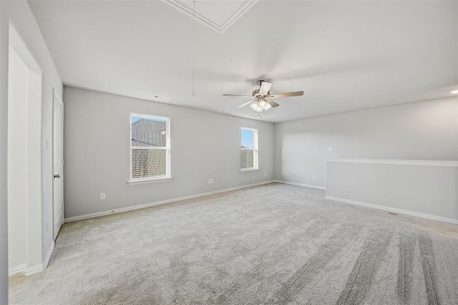 Spacious, unfurnished interior of a new home in Morningstar, Aledo (Image 22). Spacious, unfurnished interior of a new home in Morningstar, Aledo (Image 22).