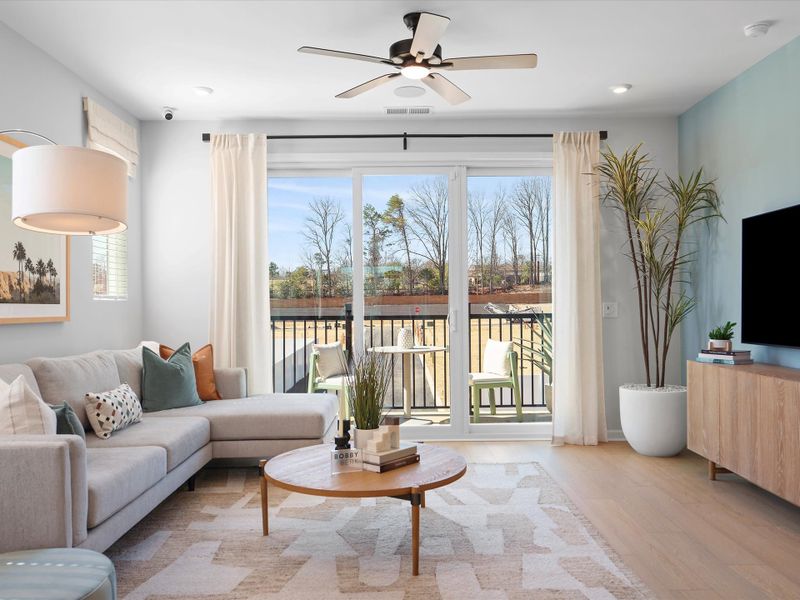 Furnished interior view inside a new home in Southmont, Charlotte (Image 11).