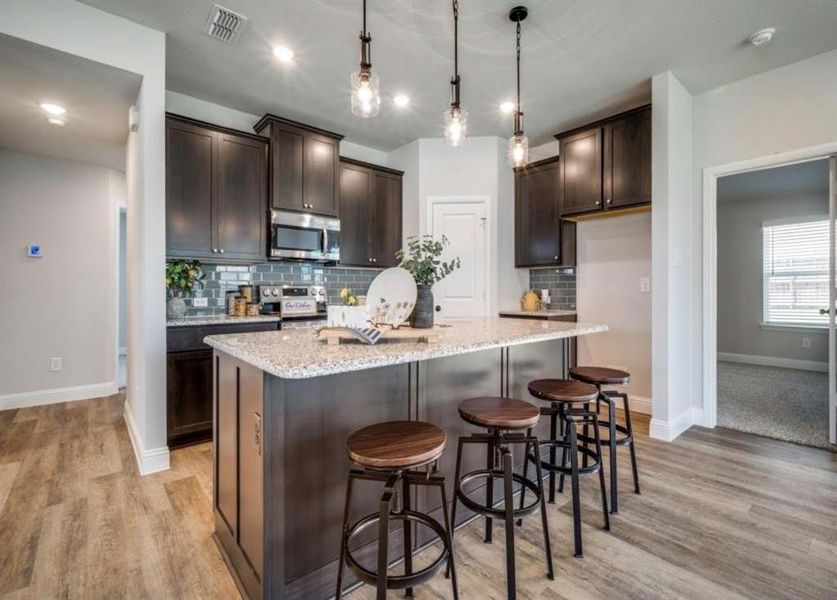 Furnished interior view inside a new home in , Sanger (Image 6).