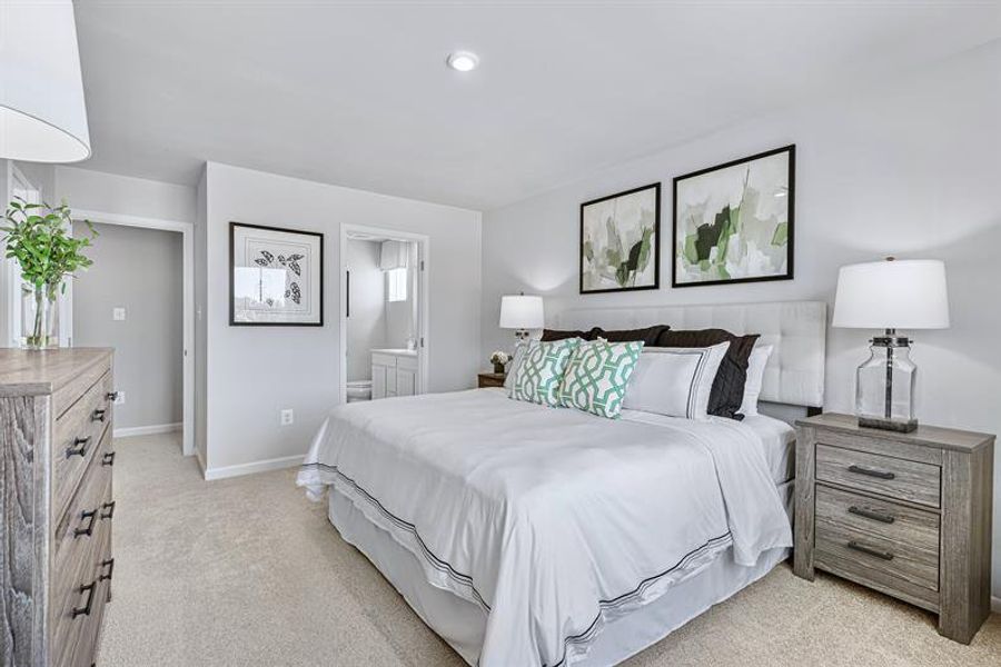 Representative furnished interior of a home built from the Poplar by Ryan Homes in Beech Glen, Anderson (Image 6).