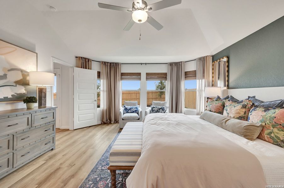 Furnished interior view inside a new home in Verano Farms, Von Ormy (Image 14).