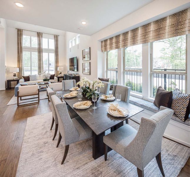 Representative Dining Room - some options shown