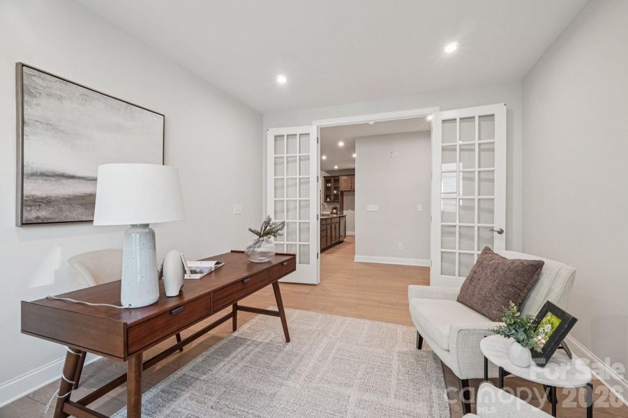 Furnished interior view inside a new home in , Charlotte (Image 26).