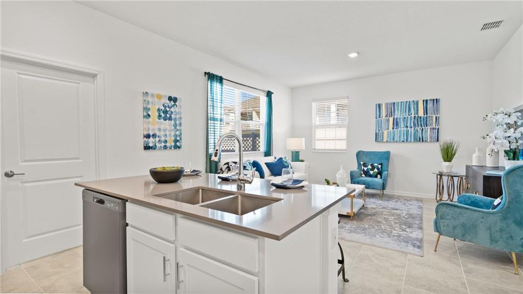 Furnished interior view inside a new home in , St. Cloud (Image 11). Furnished interior view inside a new home in , St. Cloud (Image 11).