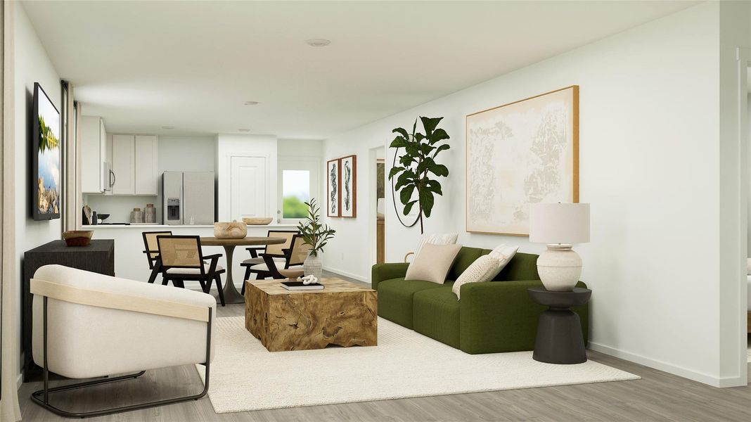 Furnished interior view inside a new home in , Jarrell (Image 6).