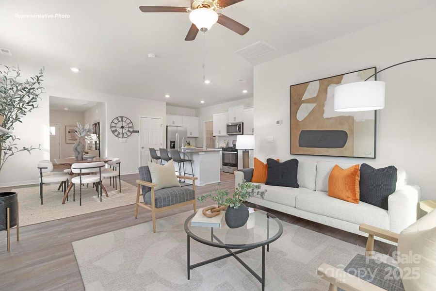 Furnished interior view inside a new home in Fergus Crossing, York (Image 15).