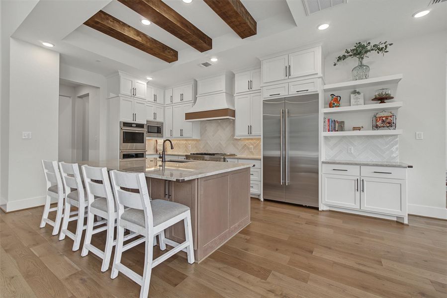 Furnished interior view inside a new home in The Highlands, Porter (Image 12).