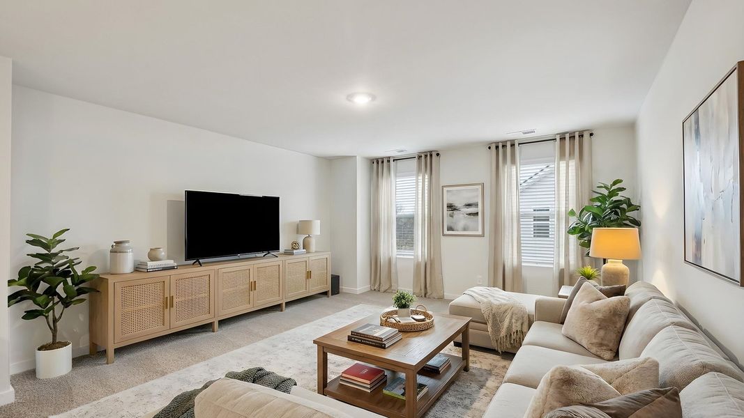 Representative furnished interior of a home built from the Embry by D.R. Horton in Harvest Point, Spring Hill (Image 11).