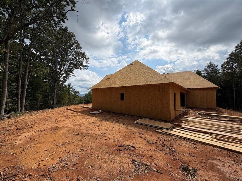 In-progress construction of a new home in , White, GA (Image 44).