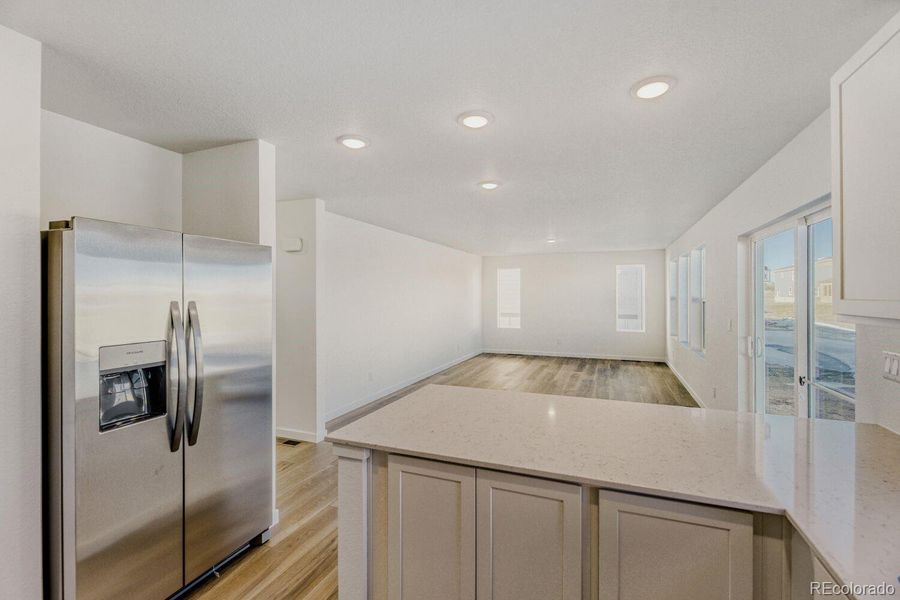 Furnished interior view inside a new home in Percheron, Colorado Springs (Image 8).
