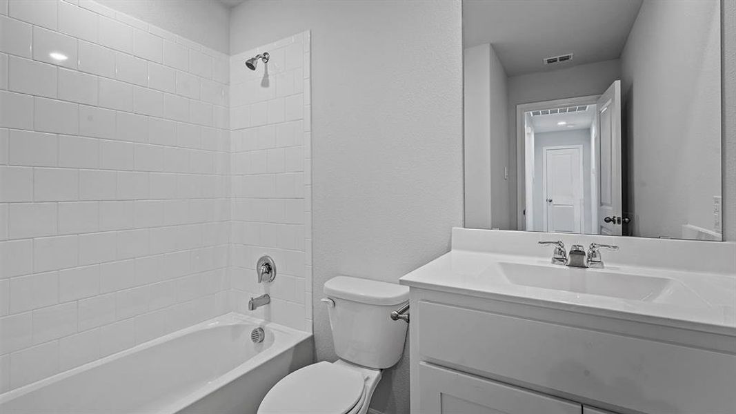 Furnished interior view inside a new home in Springhill South, Boyd (Image 8). Furnished interior view inside a new home in Springhill South, Boyd (Image 8).