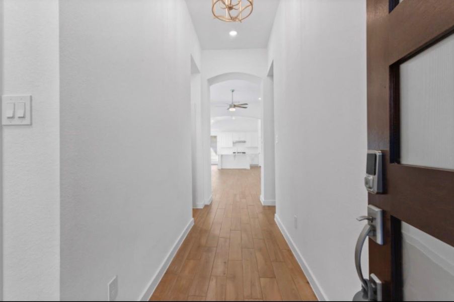 Elegant entry foyer. Elegant entry foyer.