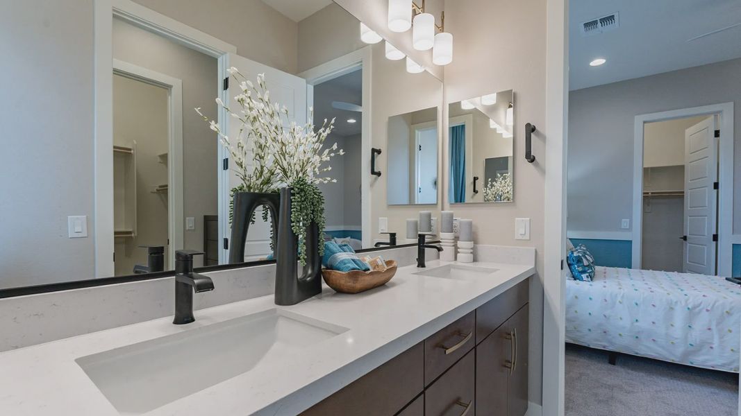 Representative furnished interior of a home built from the Jade by DRB Homes in Arroyo Seco - Palazzo, Buckeye (Image 4).