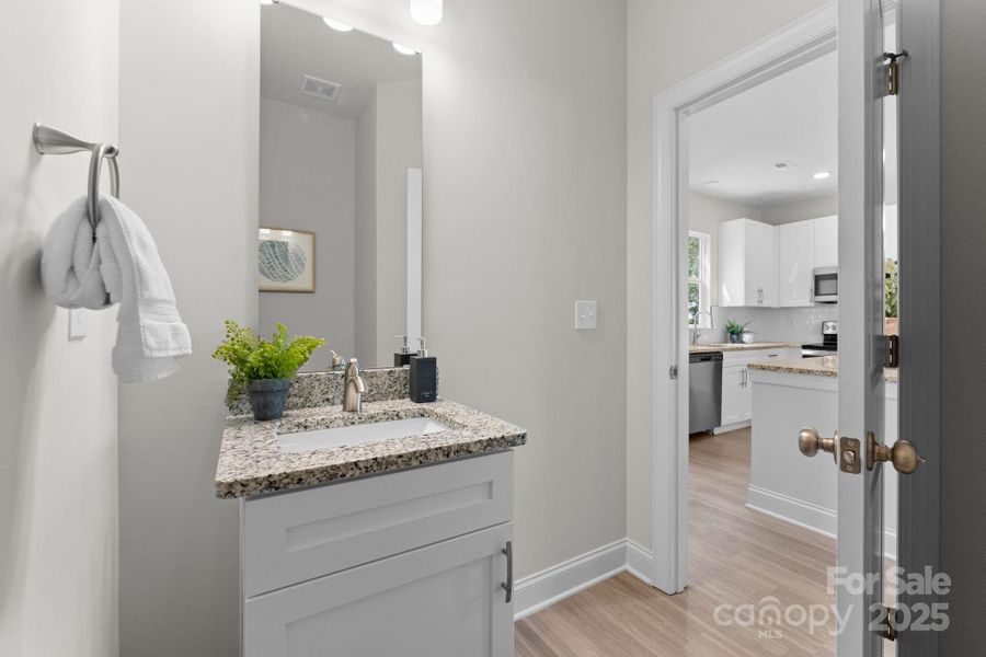 Representative Photo: Half Bathroom Main Level Representative Photo: Half Bathroom Main Level