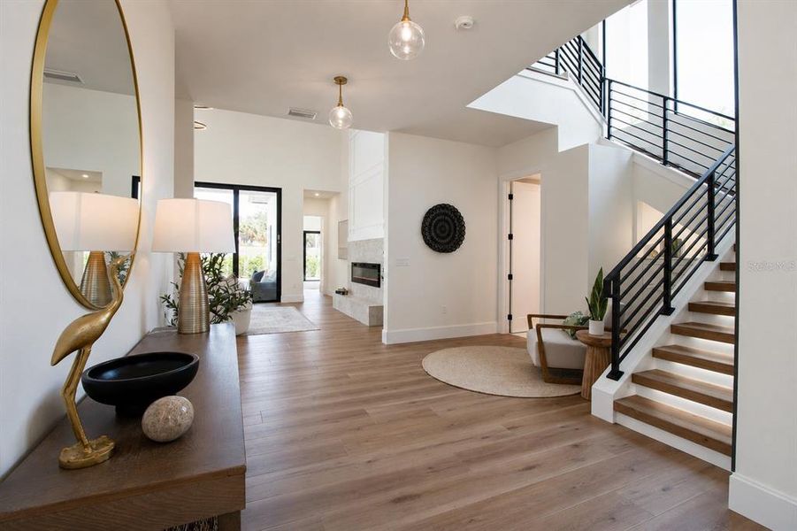 Furnished interior view inside a new home in , Sarasota (Image 44).