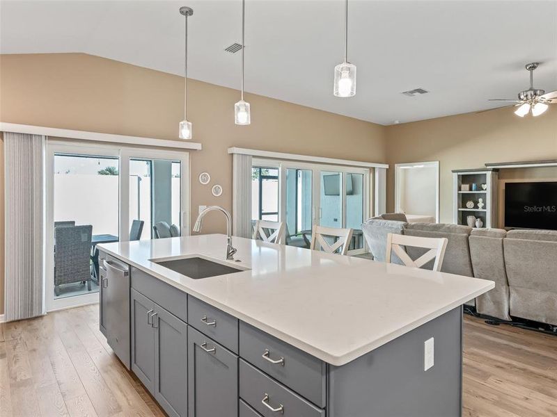 Furnished interior view inside a new home in , The Villages (Image 34).