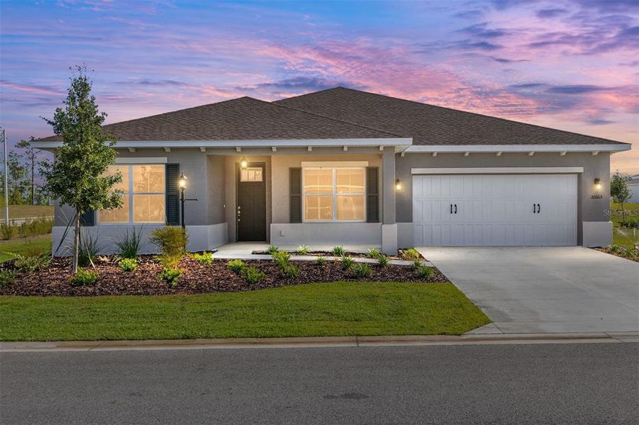 Front exterior of a new home in , Ocala, FL, highlighting curb appeal (Image 18). Front exterior of a new home in , Ocala, FL, highlighting curb appeal (Image 18).
