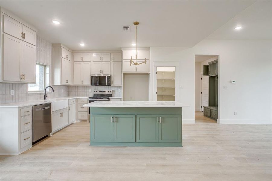 Furnished interior view inside a new home in , Millsap (Image 4).