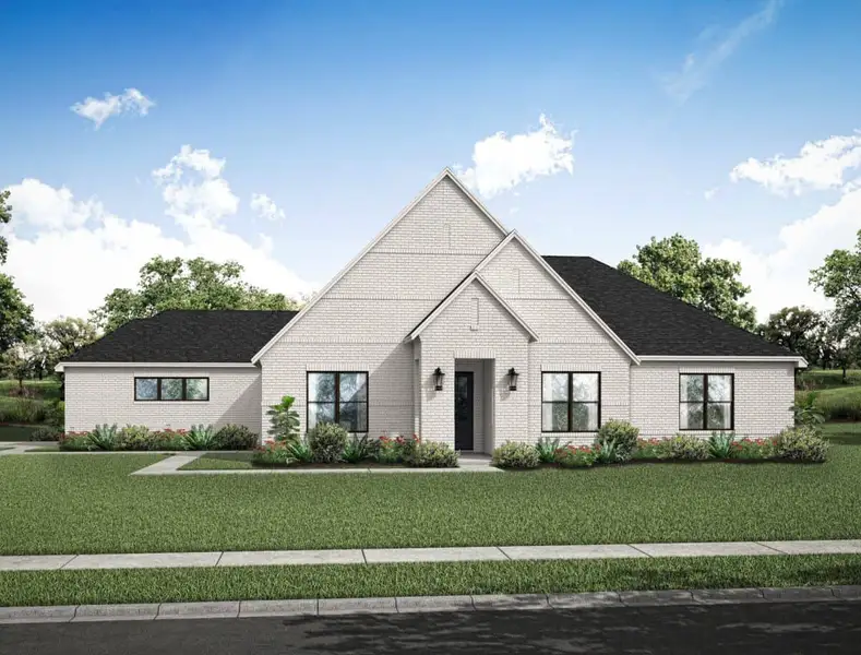 Representative exterior photo of a completed home built from the 2775 by Gracepoint Homes in Kellar Farms, Smithville, TX (Image 4). Representative exterior photo of a completed home built from the 2775 by Gracepoint Homes in Kellar Farms, Smithville, TX (Image 4).