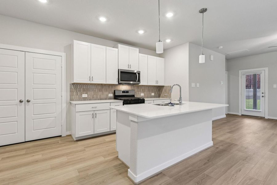 Photo is not of the actual home, but is an inspirational photo of builder’s model home and may depict options, furnishings, and/or decorator features that are not included