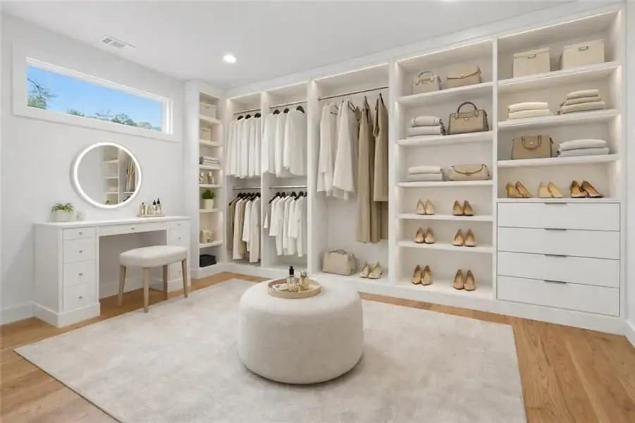 Furnished interior view inside a new home in , Atlanta (Image 43).