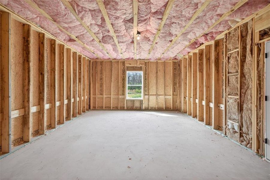 In-progress construction of a new home in , Bethlehem, GA (Image 43).