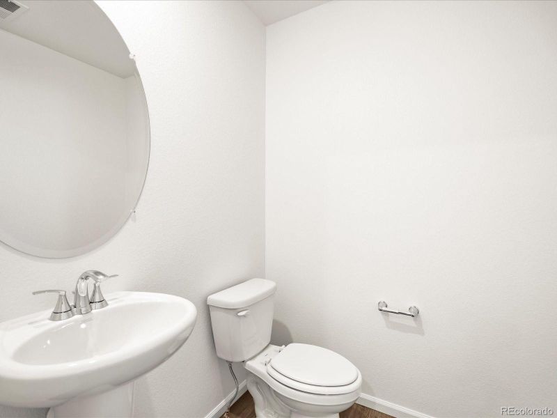 Furnished interior view inside a new home in Skyview at High Point, Aurora (Image 6).