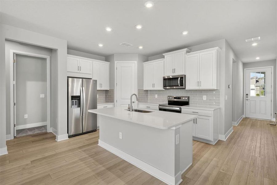 Furnished interior view inside a new home in Sunstone at Wellen Park, Venice (Image 8). Furnished interior view inside a new home in Sunstone at Wellen Park, Venice (Image 8).