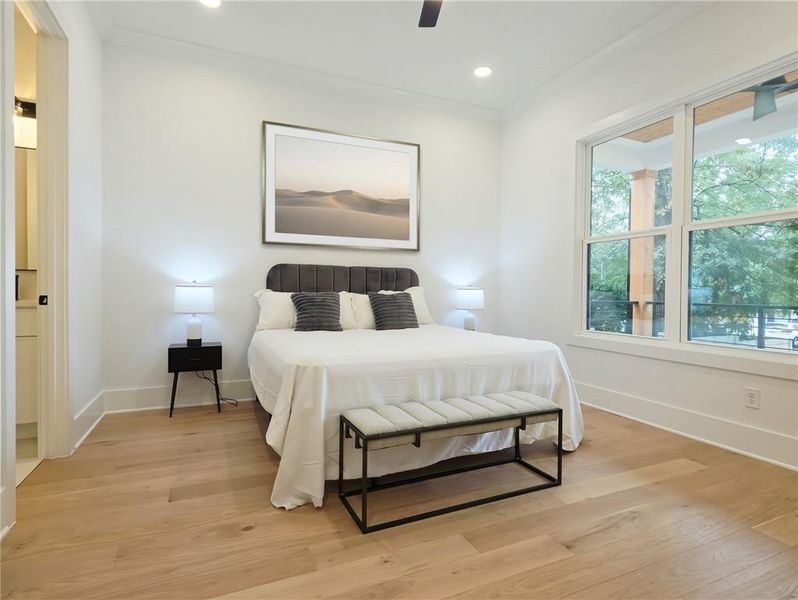 Furnished interior view inside a new home in , Atlanta (Image 5).