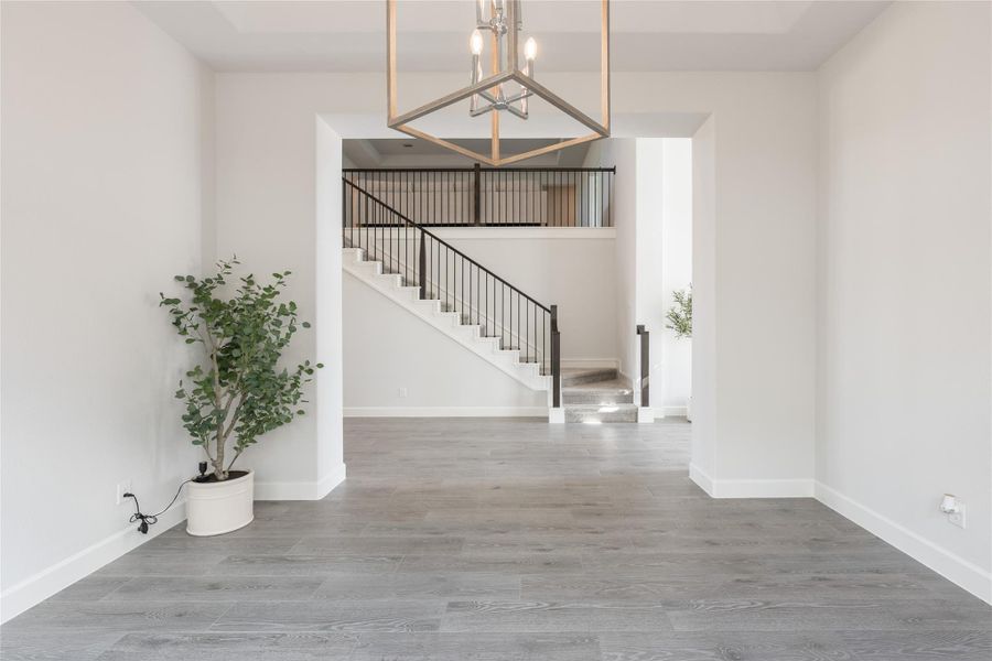 Spacious, unfurnished interior of a new home in Elyson 65', Katy (Image 24). Spacious, unfurnished interior of a new home in Elyson 65', Katy (Image 24).