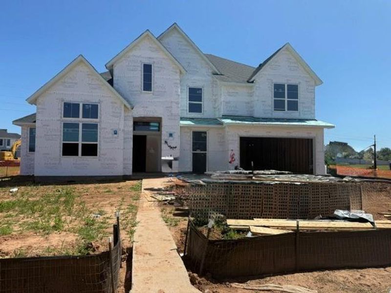In-progress construction of a new home in Evergrove, Richmond, TX (Image 5).