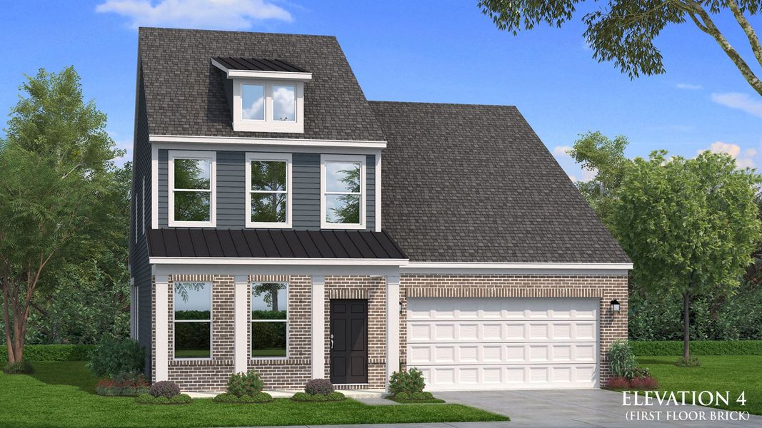 Representative exterior photo of a completed home built from the Ansley by DRB Homes in Mason Glenn, Franklinton, NC (Image 31).