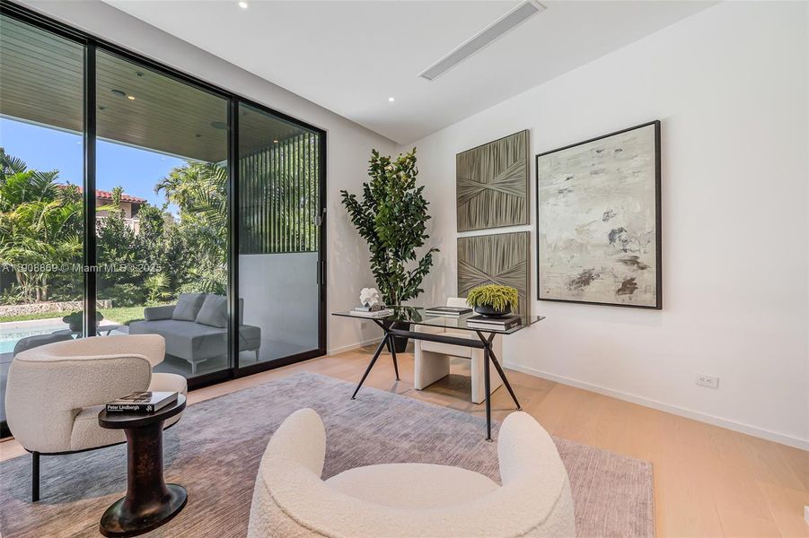 Furnished interior view inside a new home in , Miami (Image 14). Furnished interior view inside a new home in , Miami (Image 14).