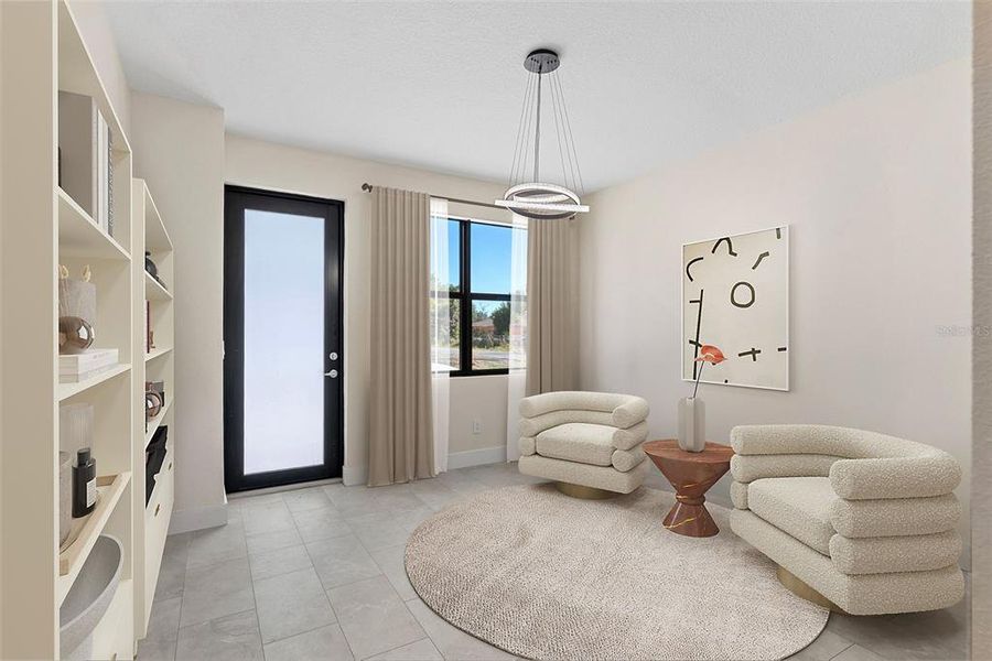 Furnished interior view inside a new home in , Tampa (Image 12).