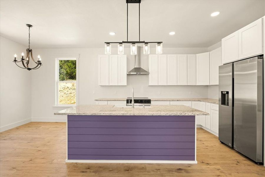 Furnished interior view inside a new home in , Bluff Dale (Image 9).