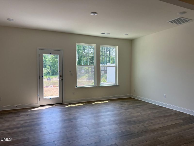 Spacious and sunny living room