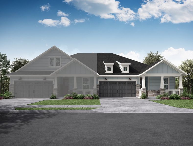 Representative exterior photo of a completed home built from the Reflection by Beazer Homes in Bridgeland: Signature Collection, Cypress, TX (Image 11).