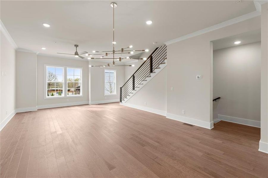 Spacious, unfurnished interior of a new home in , Alpharetta (Image 44).