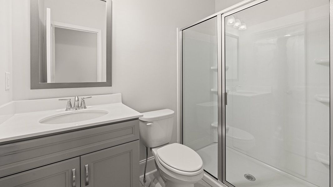 Representative furnished interior of a home built from the Bellview by D.R. Horton in Thalley Creek Estates, Cumming (Image 10).