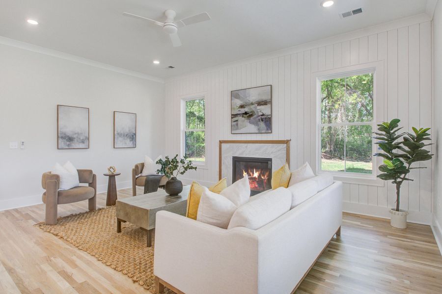 Furnished interior view inside a new home in , Mount Pleasant (Image 8).