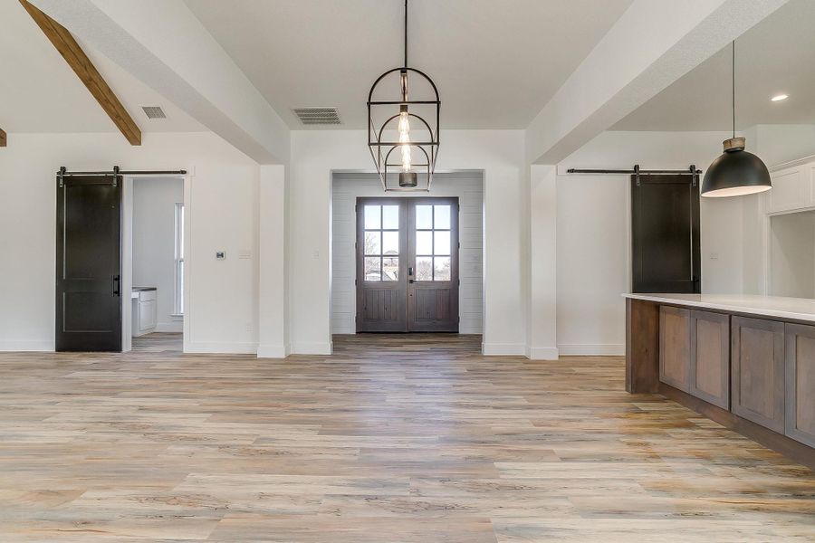 Representative unfurnished interior of a home built from the Pecan Grove by Trinity Classic Homes in The Reserve at Shadle, Poolville (Image 21). Representative unfurnished interior of a home built from the Pecan Grove by Trinity Classic Homes in The Reserve at Shadle, Poolville (Image 21).